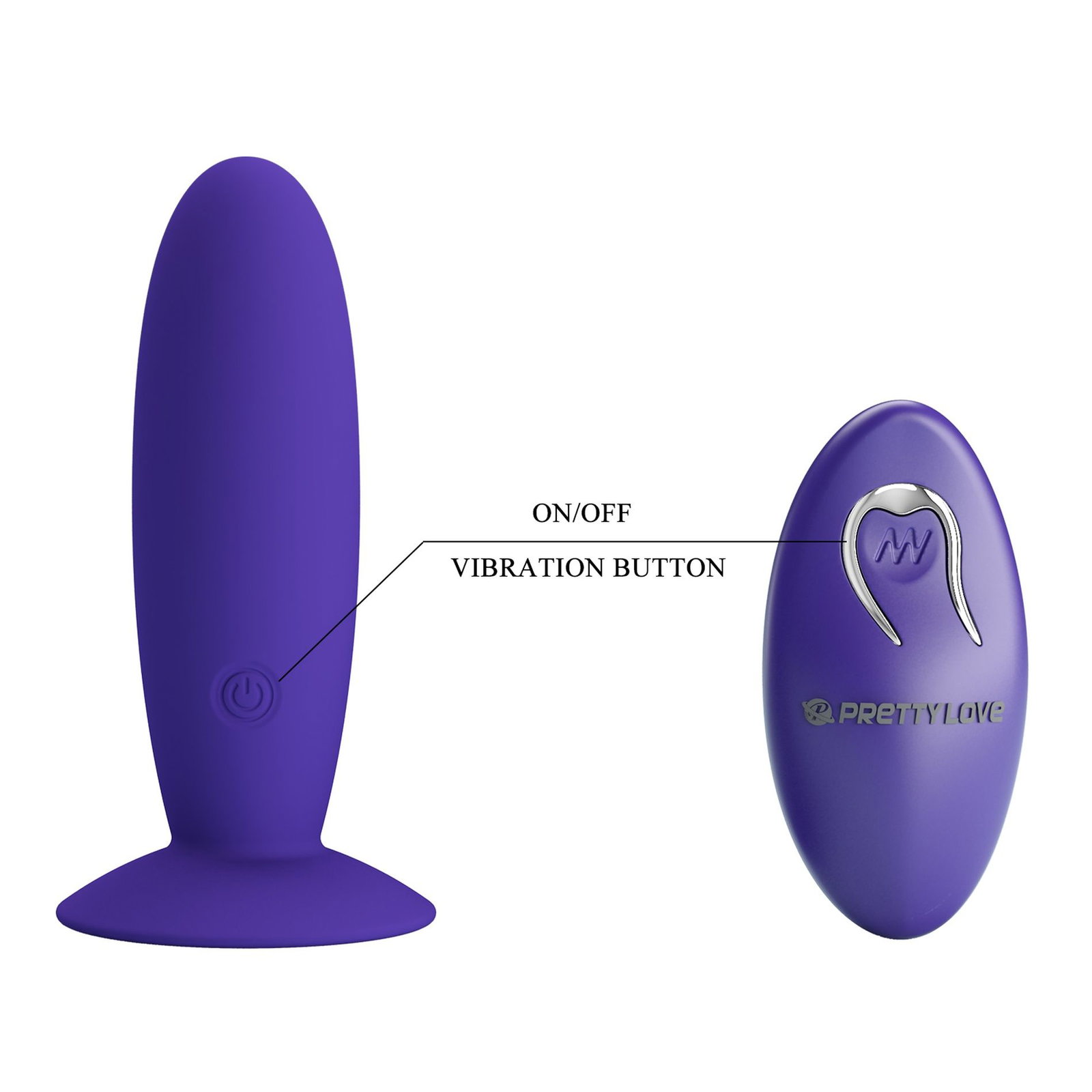 Pretty Love Remote Control Vibrating Butt Plug